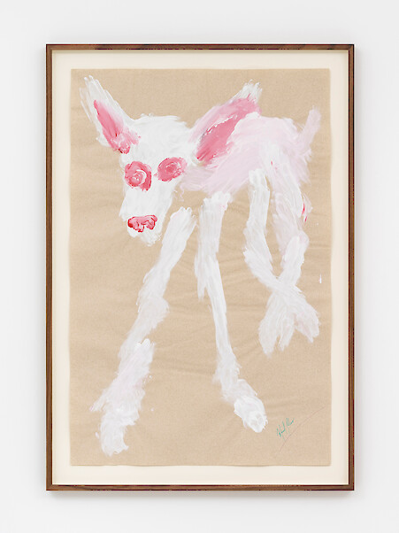 *Bombi*, 2014, from the series 'Blind Transgender With AIDS,' Acrylic on paper, 97.3 x 67.3 x 3.5 cm, framed