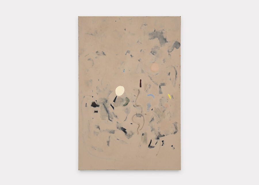 Libasse Ka, *Untitled*, 2023, Oil on canvas, 120 x 80 x 2.5 cm