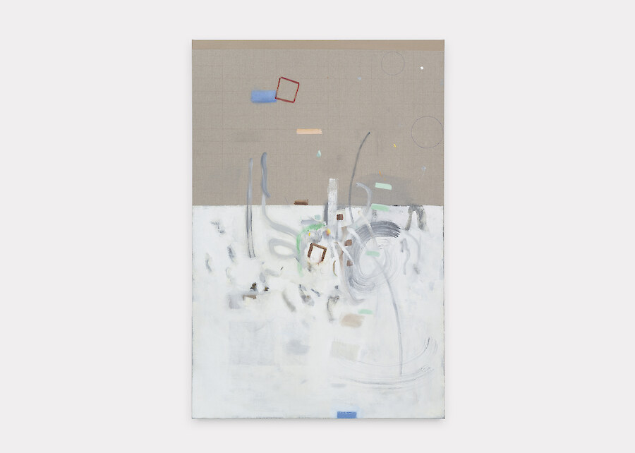 Libasse Ka, *Untitled*, 2023, Oil on canvas, 120 x 80 x 2.5 cm