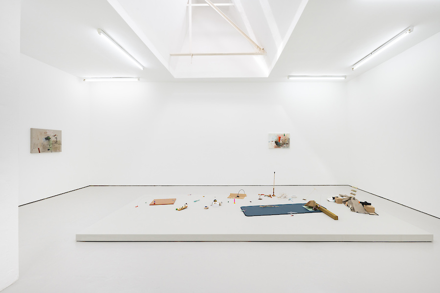 Installation view, *Crossing Playgrounds*, 2026