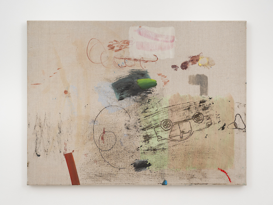 *Attributs*, 2026 Oil on canvas, 60 x 80 x 4.5 cm