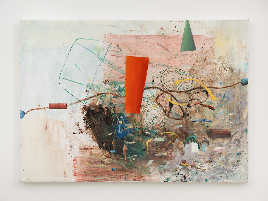 *Uptown*, 2026, Oil on canvas, 50 x 70 x 4.5 cm