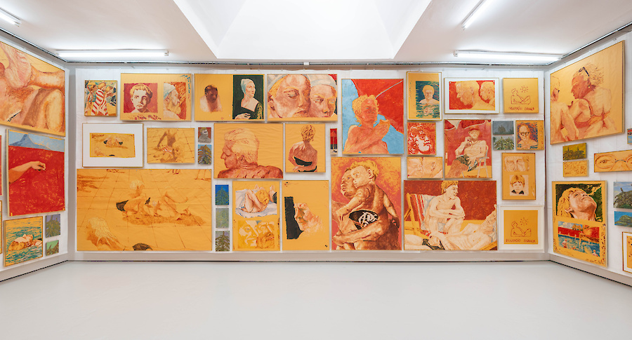 Installation view, *Black painter, white figuration*, 2026