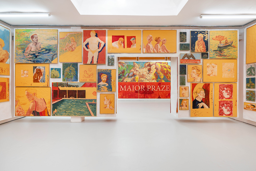Installation view, *Black painter, white figuration*, 2026