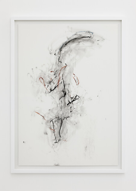 *Feeling sweet feeling drops from my fingertips*, 2018, graphite on paper, 92 x 67.5 x 2 cm