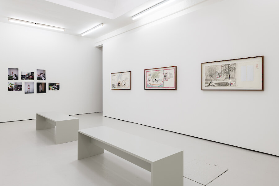 Installation View, Evelyn Taocheng Wang, *No Blood in the Afternoon*, 2019