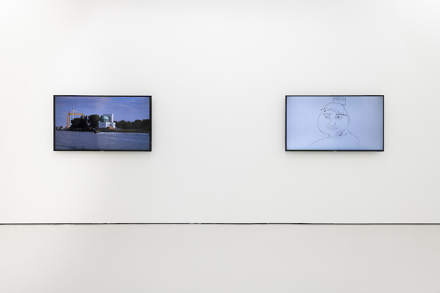 Installation View, Evelyn Taocheng Wang, *No Blood in the Afternoon*, 2019