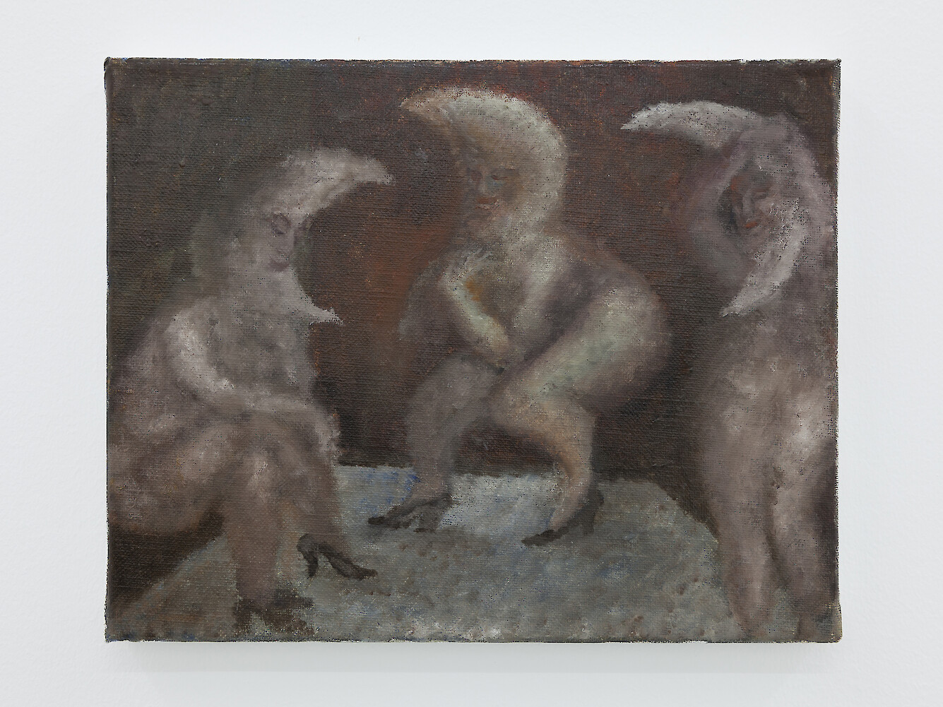 *Night Schvitz*, 2017, oil on canvas, 24 x 30 cm