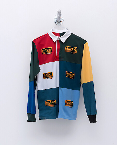 *Victoria Colmegna,* MONITOR SHIRT - EXPRESSES THE ALL IN ONE INCLOSE SYSTEM, PASSWORDISM OF HOMEOPATHY OF COOLNESS - CATEGORY: “BALFRON TOWERS ART“ COLLECTIBLE PIECE‚ 2014, Unique, £400.00