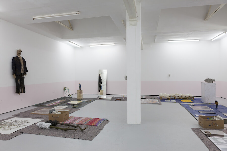 *The Hawker*, 2014, Installation view