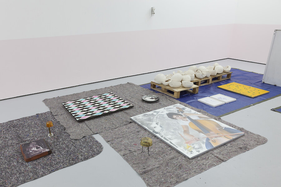 *The Hawker*, 2014, Installation view