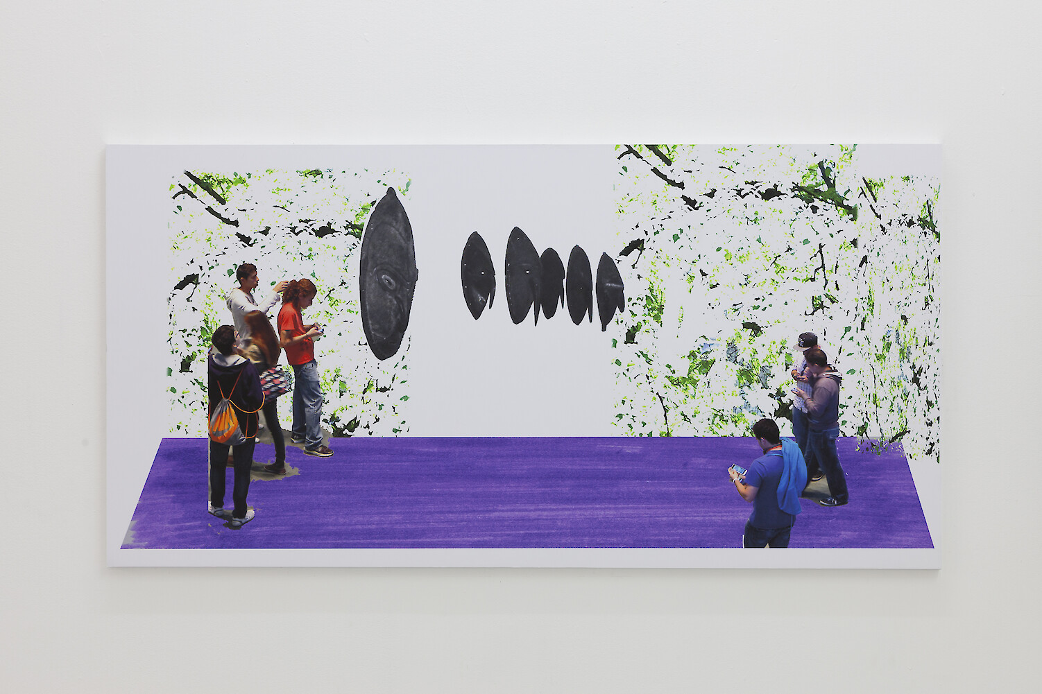 *TLYA 28_Kids MoMA*, 2014, Digital print on dibond, 70 x 138 cm