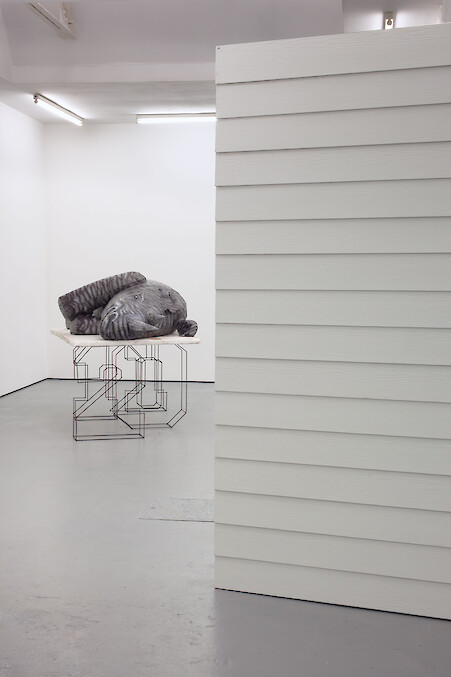 Ed Fornieles, Installation view, *The Hangover Part II*, 2011