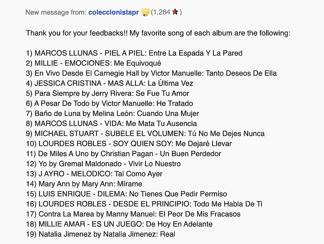 [ebay correspondence with Nelson Ocasio]