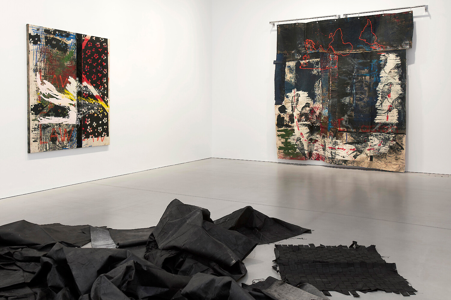 Installation view, *violent amnesia*, Kettle's Yard, Cambridge, 2019 / Photo by Matthew Hollow